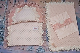 Fransız Güpürlü Bebek Alt Açma Set