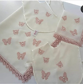 Pudra Kelebekli Mama Takımı