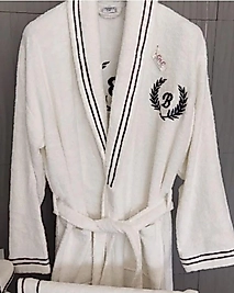 Nakışlı Bornoz Takımı