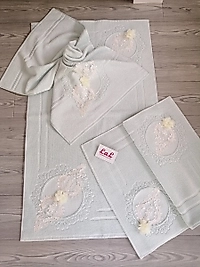 Havlu Paspas Seti -Mint